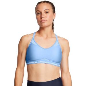 imageUnder Armour Womens Crossback Low Impact Sports Bra465 Horizon Blue   White