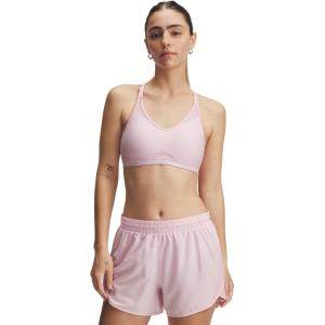 imageUnder Armour Womens Crossback Low Impact Sports Bra647 Prime Pink   White