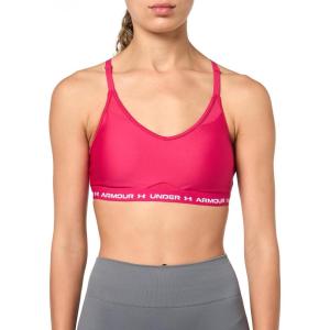 imageUnder Armour Womens Crossback Low Impact Sports Bra681 Shaded Fuchsia   White