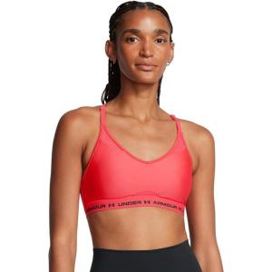 imageUnder Armour Womens Crossback Low Impact Sports Bra713 Racer Red   Black