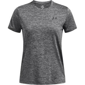 imageUnder Armour Womens Tech Twist Short Sleeve Crew TShirt025 Castlerock   Black