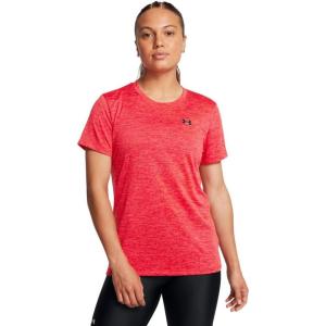imageUnder Armour Womens Tech Twist Short Sleeve Crew TShirt713 Racer Red   Black