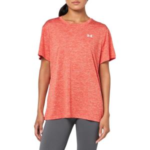 imageUnder Armour Womens Tech Twist Short Sleeve Crew TShirt847 Fire   White