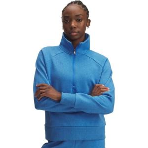 imageUnder Armour womens Rival Fleece Half Zip402 Blue Atlantis Light Heather   Blue Atlantis