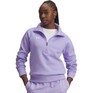 imageUnder Armour womens Rival Fleece Half Zip538 Transparent   White