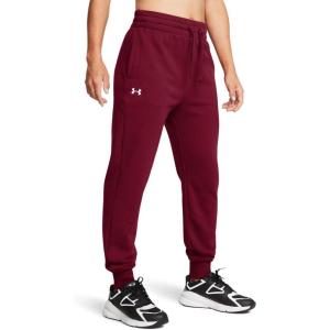 imageUnder Armour womens Rival Fleece Joggers625 Cardinal   White