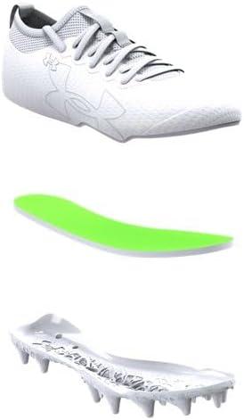 imageUnder Armour Boys Blur Select Jr Football Cleats100 WhiteWhiteHalo Gray