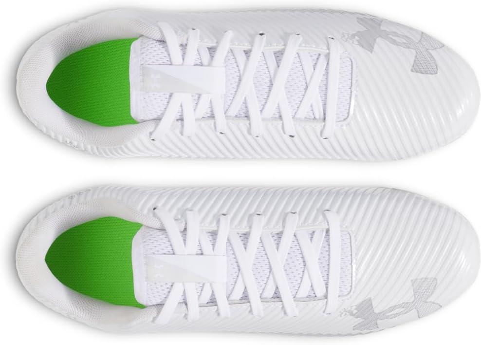 imageUnder Armour Boys Blur Select Jr Football Cleats104 WhiteMetallic SilverMetallic Silver