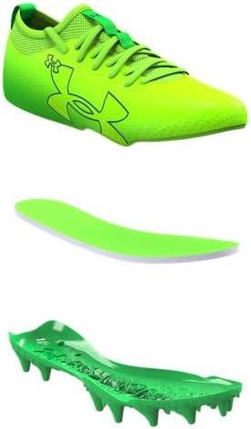 imageUnder Armour Boys Blur Select Jr Football Cleats300 Green EnergyHyper GreenHigh Vis Yellow