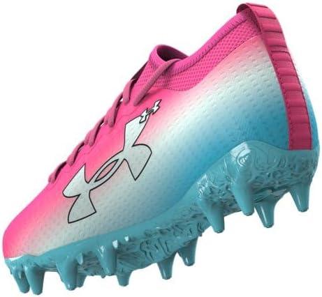 imageUnder Armour Boys Blur Select Jr Football Cleats694 Pink RaveFresco BlueBlack