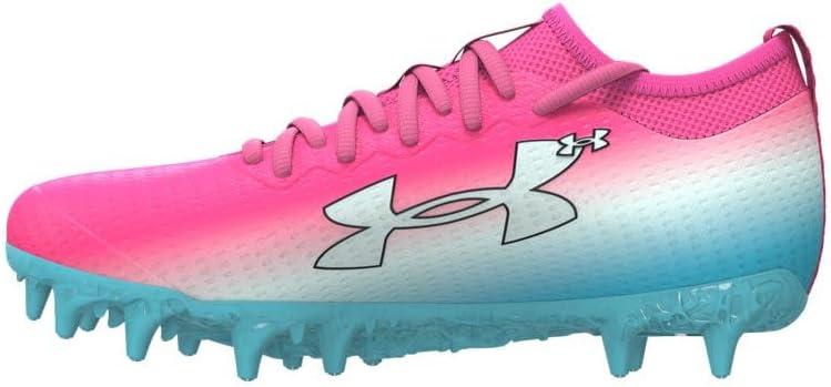 imageUnder Armour Boys Blur Select Jr Football Cleats694 Pink RaveFresco BlueBlack