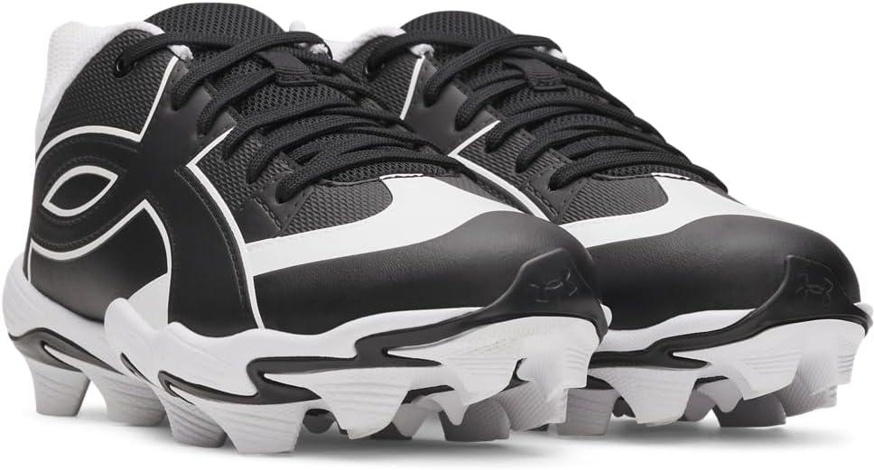imageUnder Armour Boys Leadof Icon Low Rm Jr Baseball Cleats001 BlackBlackWhite