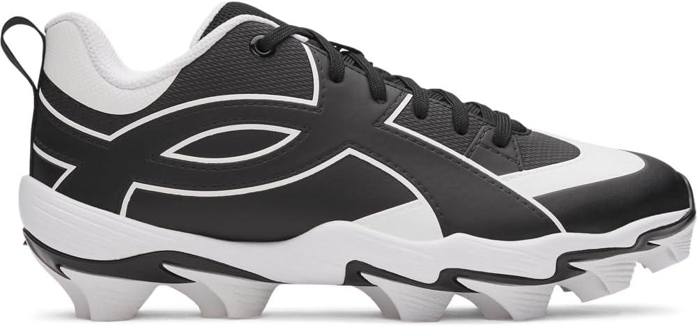 imageUnder Armour Boys Leadof Icon Low Rm Jr Baseball Cleats001 BlackBlackWhite