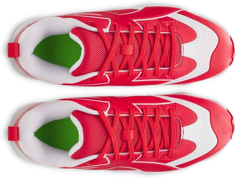 imageUnder Armour Boys Leadof Icon Low Rm Jr Baseball Cleats600 RedRedWhite