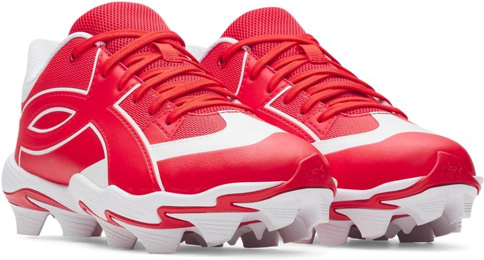 imageUnder Armour Boys Leadof Icon Low Rm Jr Baseball Cleats600 RedRedWhite