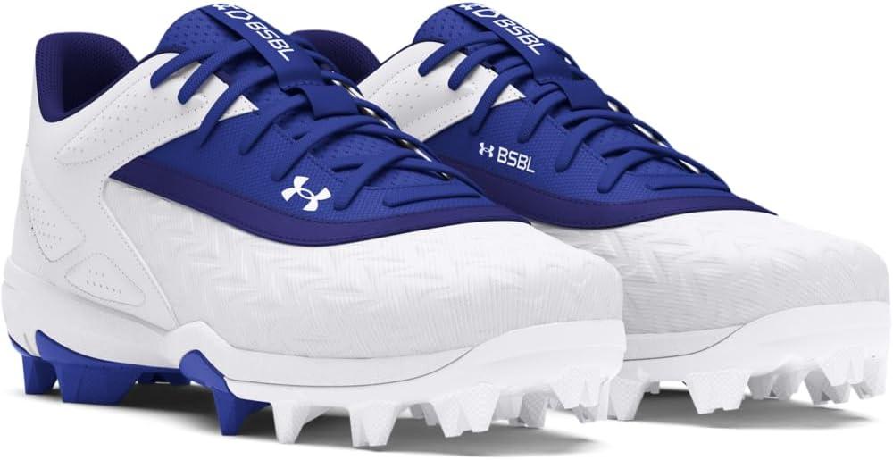 imageUnder Armour Boys Leadoff Low Rm Jr 30 Baseball Shoes400 RoyalWhiteRoyal