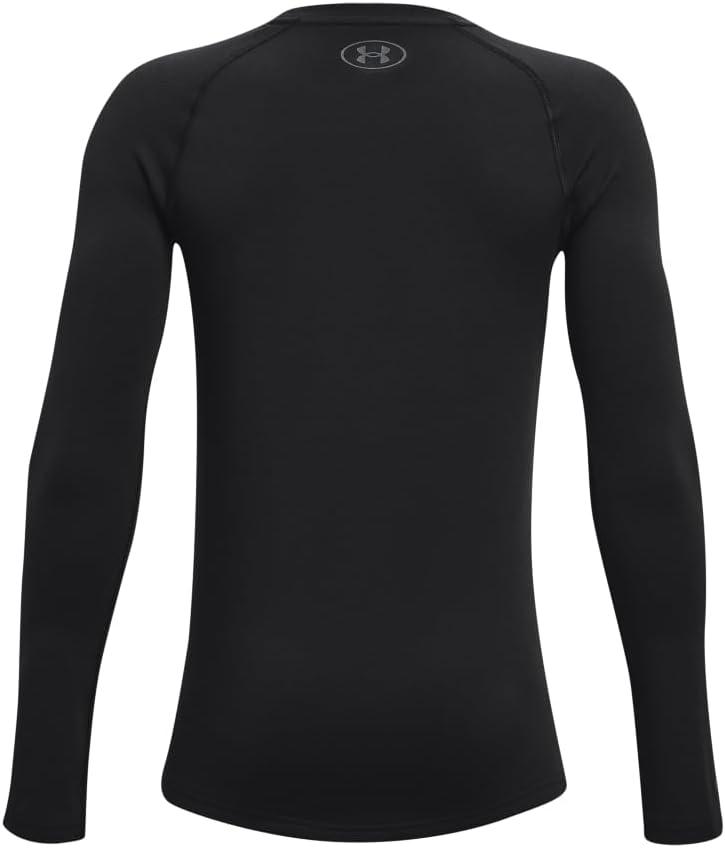 imageUnder Armour Boys Packaged Base 40 Crew001 Black   Pitch Gray