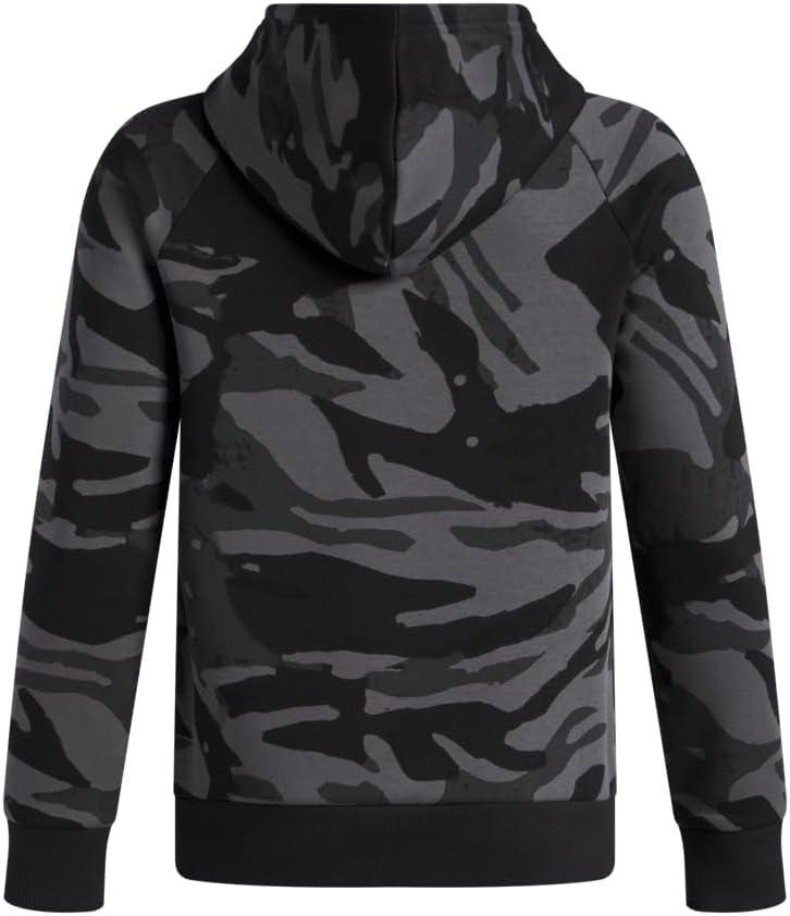 imageUnder Armour Boys Rival Fleece Printed Hoodie002 Black  Anthracite  White