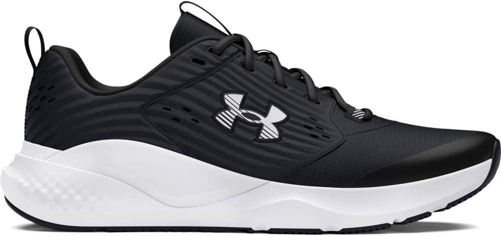 imageUnder Armour Mens Charged Commit Trainer 4 Sneaker001 BlackWhiteWhite