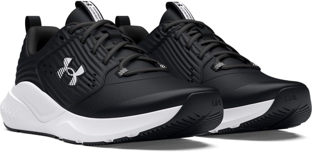 imageUnder Armour Mens Charged Commit Trainer 4 Sneaker001 BlackWhiteWhite