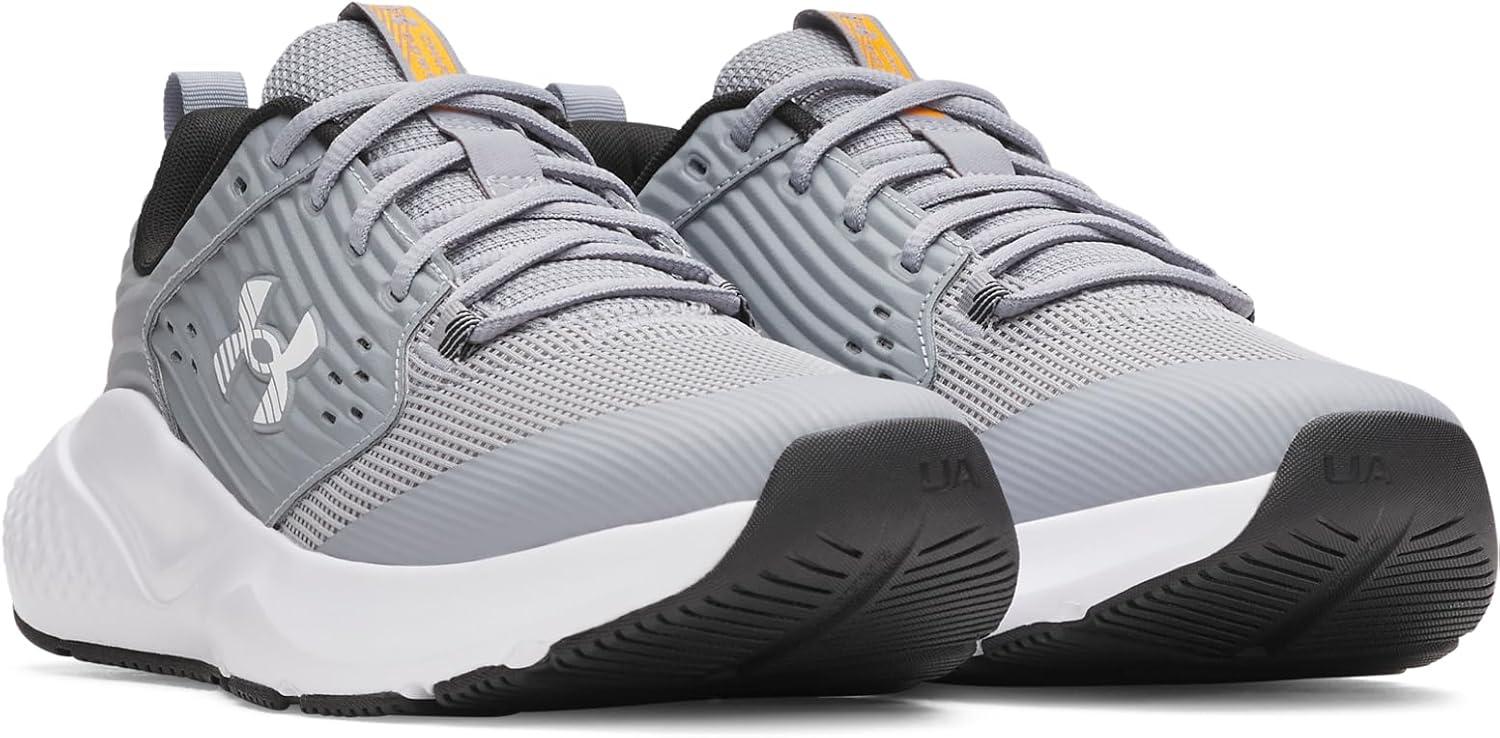 imageUnder Armour Mens Charged Commit Trainer 4 Sneaker035 SteelWhiteWhite