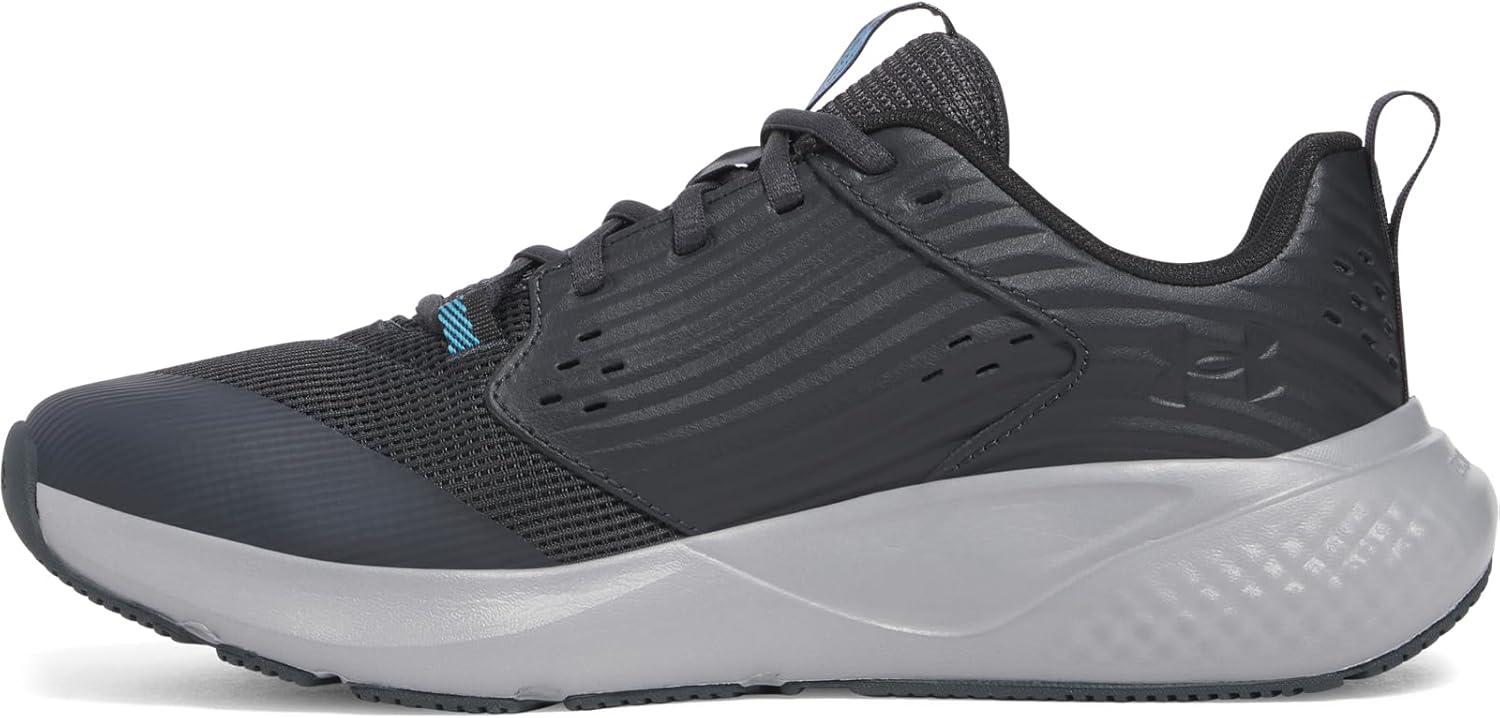 imageUnder Armour Mens Charged Commit Trainer 4 SneakerAnthraciteSteelEther Blue