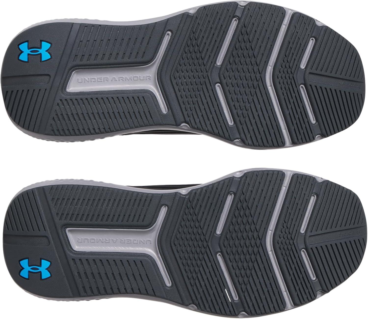 imageUnder Armour Mens Charged Commit Trainer 4 SneakerAnthraciteSteelEther Blue