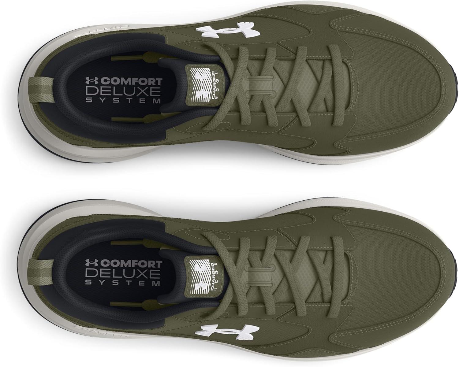 imageUnder Armour Mens Charged Edge Shoes302 Marine Od GreenWhite ClayWhite