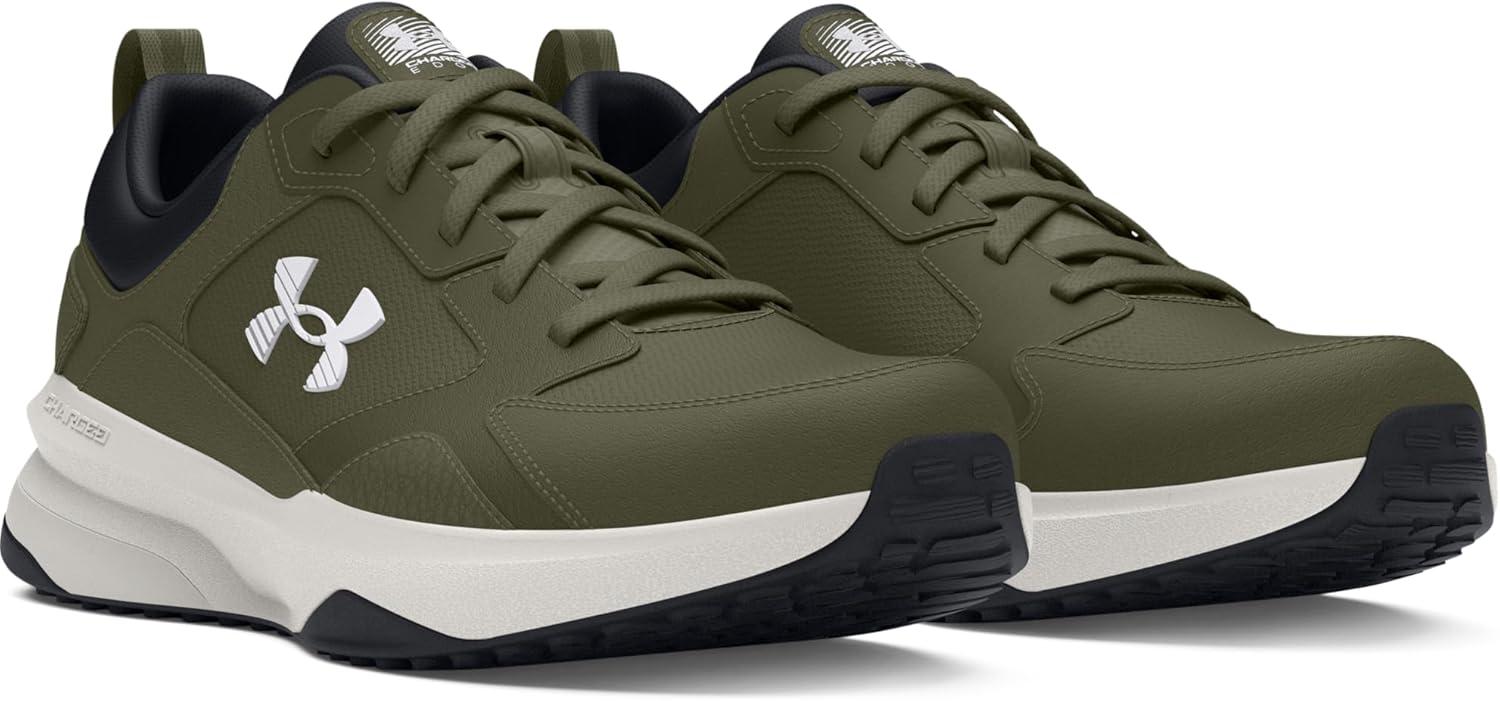 imageUnder Armour Mens Charged Edge Shoes302 Marine Od GreenWhite ClayWhite