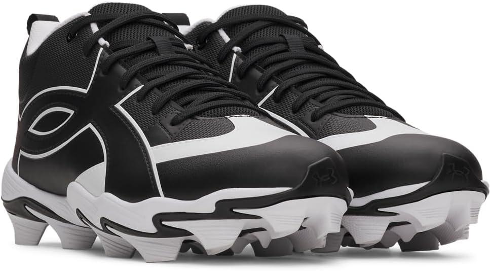 imageUnder Armour Mens Leadoff Icon Mid Baseball Cleats001 BlackBlackAnthracite