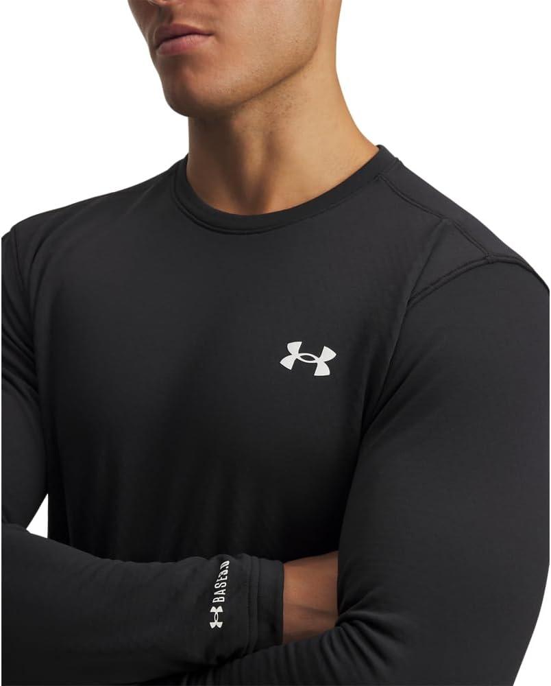 imageUnder Armour Mens Packaged Base 30 Crew001 Black   Black