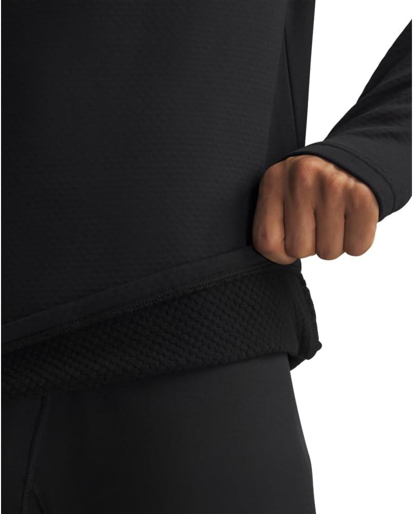 imageUnder Armour Mens Packaged Base 40 Crew Shirt001 Black   White