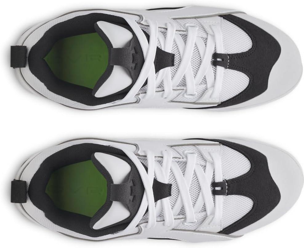 imageUnder Armour Mens Yard Icon Mt Baseball Cleats100 WhiteWhiteBlack