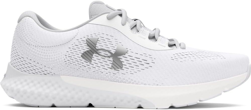 imageUnder Armour Womens Charged Rogue 4 Running Shoes100 WhiteHalo GrayMetallic Silver