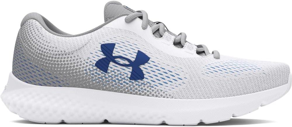 imageUnder Armour Womens Charged Rogue 4 Running Shoes103 WhiteMod GrayTech Blue