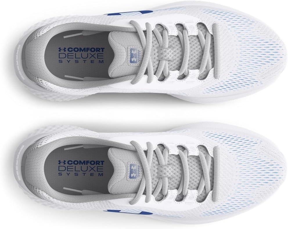 imageUnder Armour Womens Charged Rogue 4 Running Shoes103 WhiteMod GrayTech Blue