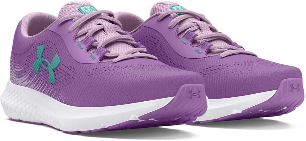 imageUnder Armour Womens Charged Rogue 4 Running Shoes501 Provence PurplePurple AceRadial Turquoise