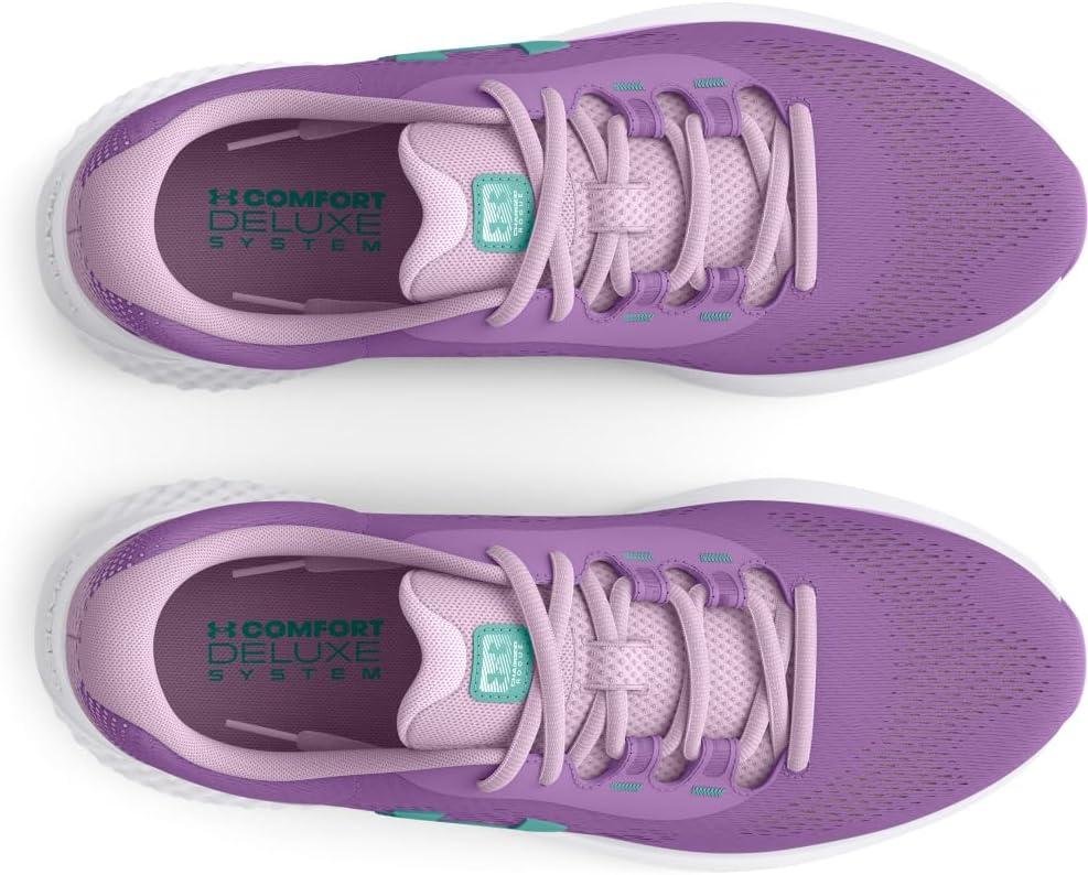imageUnder Armour Womens Charged Rogue 4 Running Shoes501 Provence PurplePurple AceRadial Turquoise