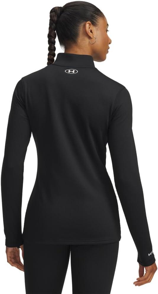imageUnder Armour Womens Packaged Base 40 Half Zip002 Black   White