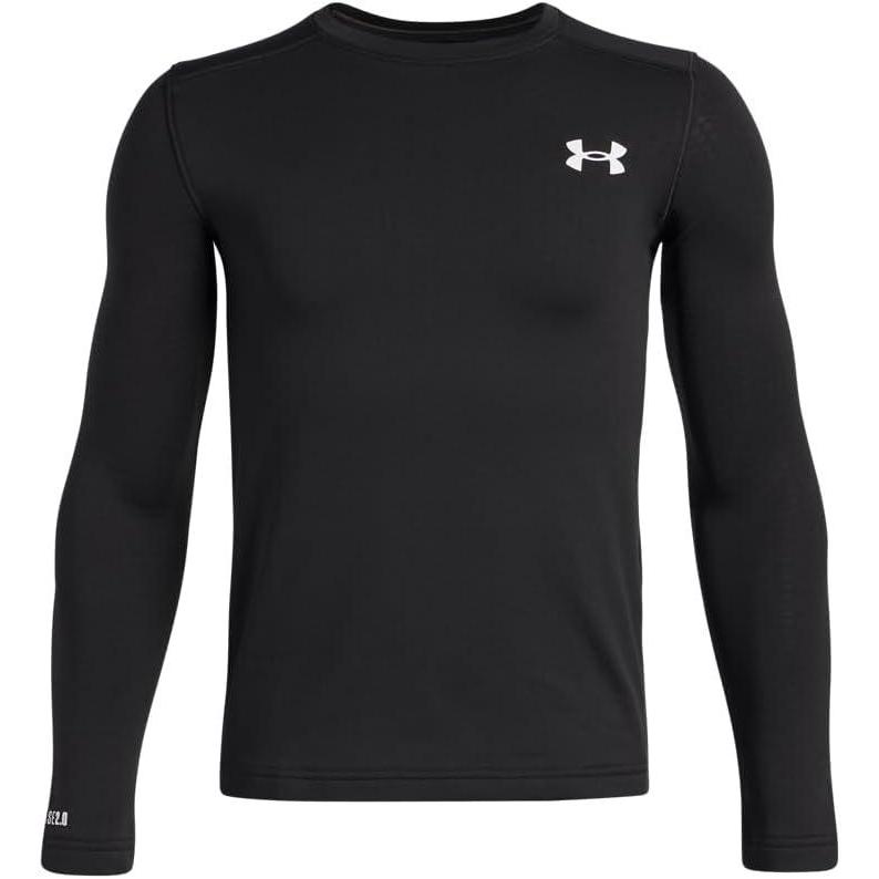 imageUnder Armour Boys Packaged Base 20 Crew001 Black   White