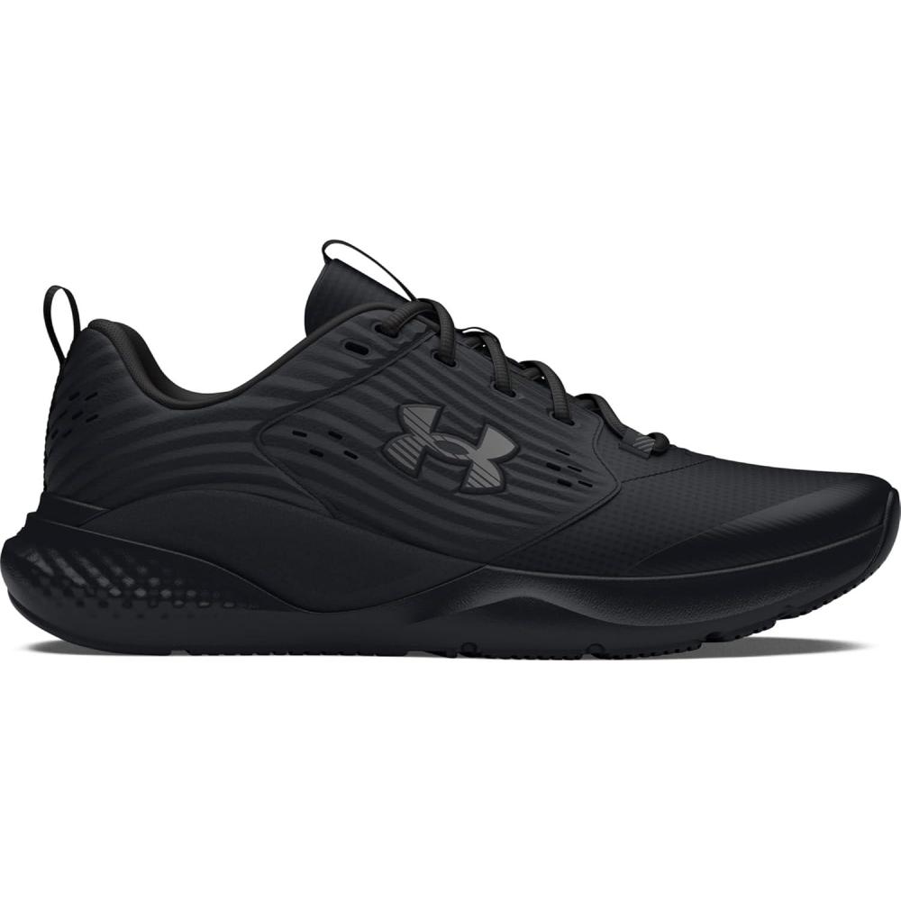 imageUnder Armour Mens Charged Commit Trainer 4 SneakerBlackUltimate BlackCastlerock