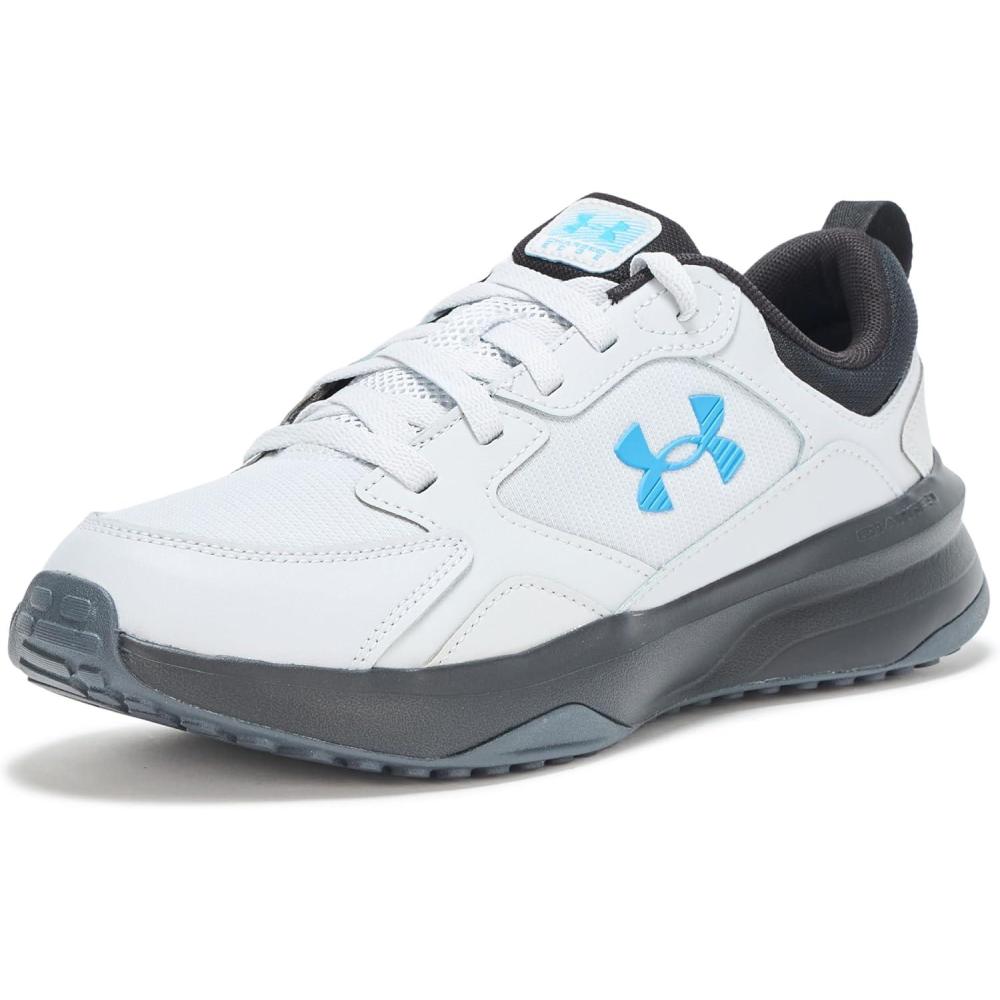 imageUnder Armour Mens Charged Edge Shoes014 Halo GrayBlackEther Blue
