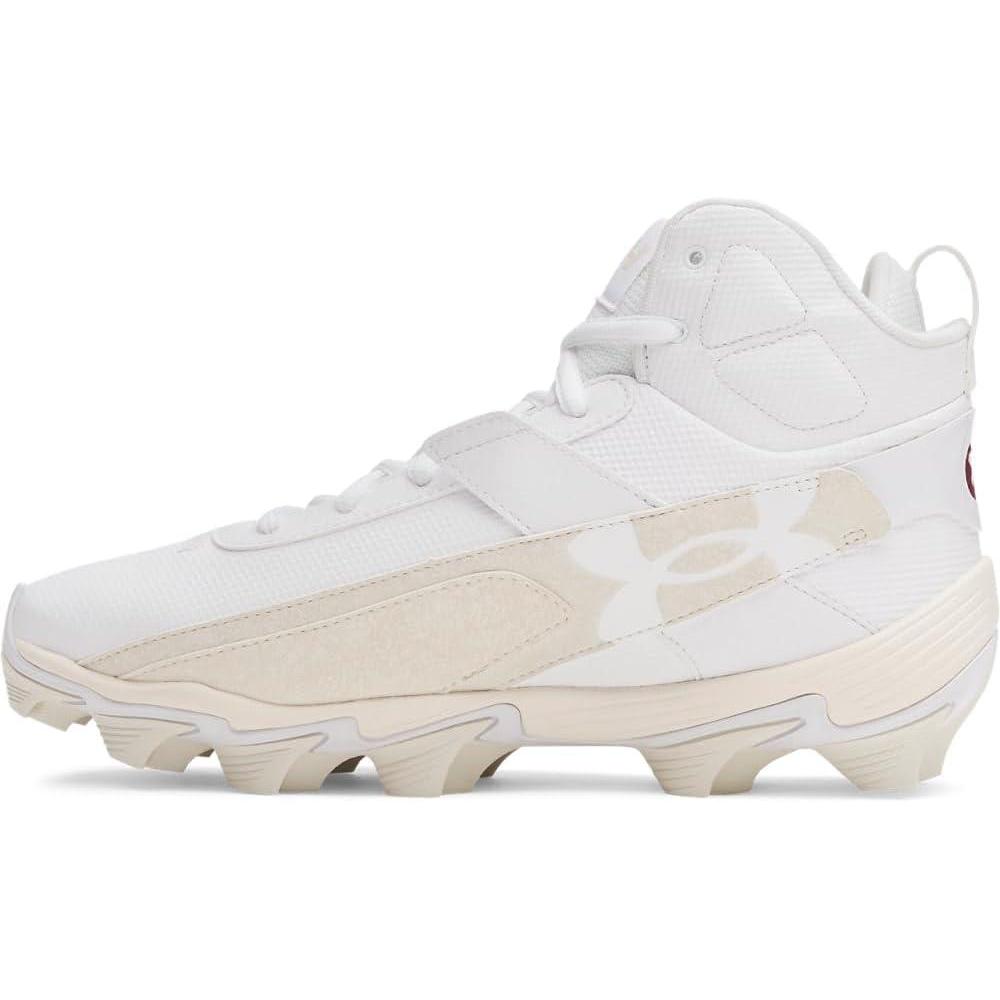 imageUnder Armour Mens Harper 10 Rm Baseball Cleats100 WhiteStoneBrownstone
