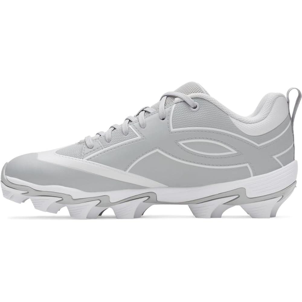 imageUnder Armour Mens Leadoff Icon Low Rm Baseball Cleats075 Baseball GrayWhiteBaseball Gray