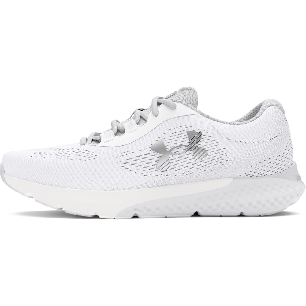 imageUnder Armour Womens Charged Rogue 4 Running Shoes100 WhiteHalo GrayMetallic Silver