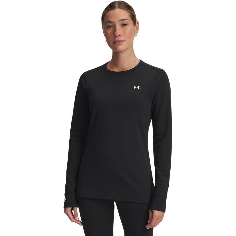 imageUnder Armour Womens Packaged Base 30 Crew002 Black   White