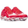 imageUnder Armour Boys Leadof Icon Low Rm Jr Baseball Cleats600 RedRedWhite
