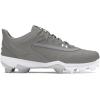 imageUnder Armour Boys Leadoff Low Rm Jr 30 Baseball Shoes102 Baseball GrayBaseball GrayWhite