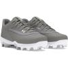 imageUnder Armour Boys Leadoff Low Rm Jr 30 Baseball Shoes102 Baseball GrayBaseball GrayWhite