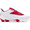 imageUnder Armour Boys Leadoff Low Rm Jr 30 Baseball Shoes600 RedWhiteRed